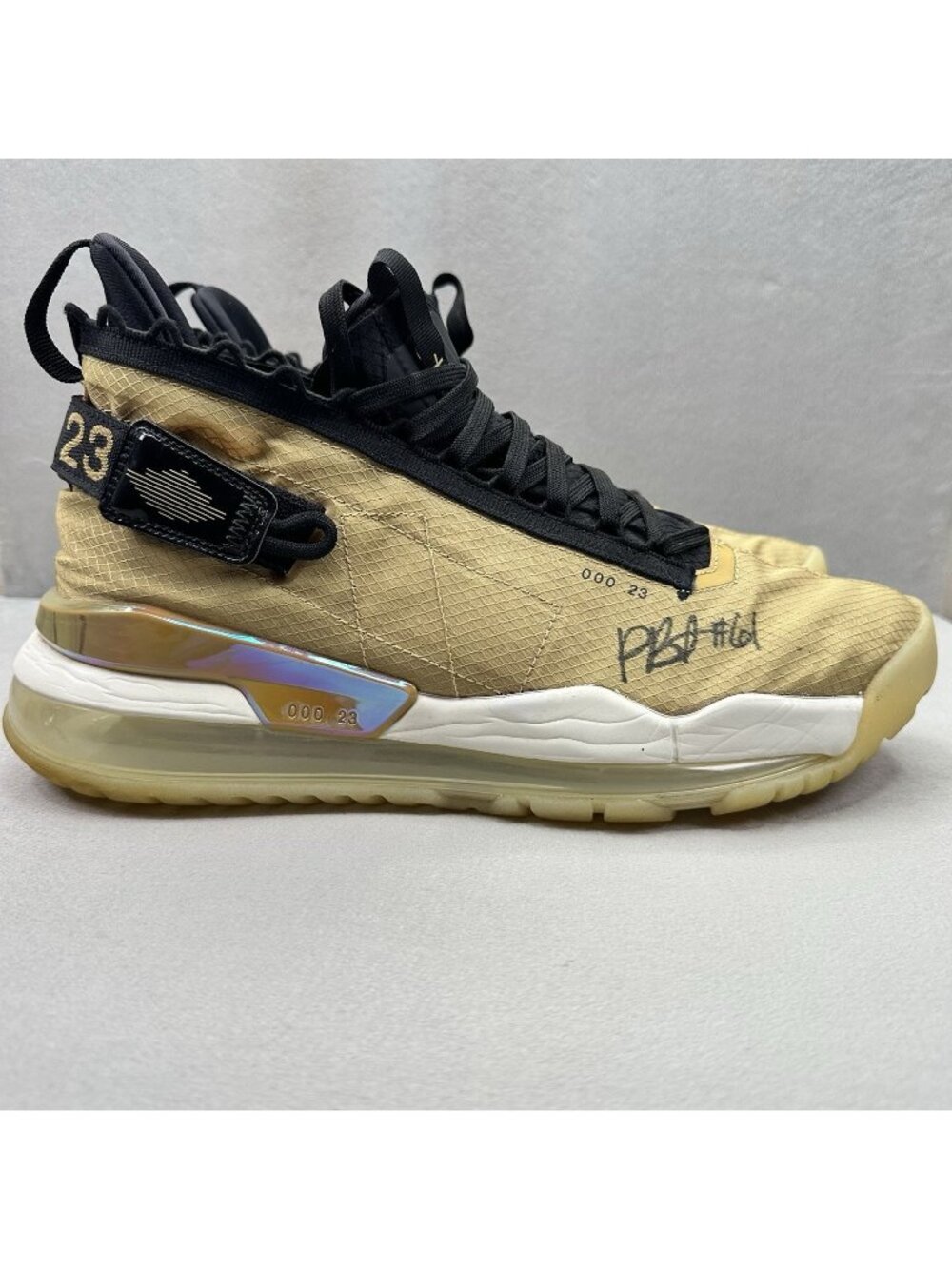 Jordan Proto Max 720 Mens Size 12 Basketball Shoes Club Gold Jumpman‎ Sneakers